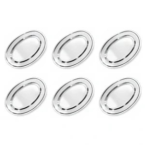 Nerezové podnosy pre catering – set 6 ks (30,5cm) - Servíruj s istotou a štýlom