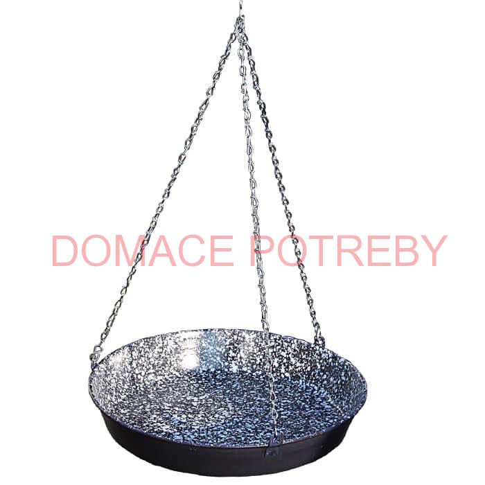Panvica smaltovaná s reťazou 42 cm