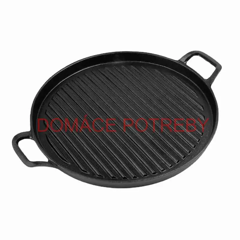 Liatinová panvica na grilovanie 31 cm BBQ
