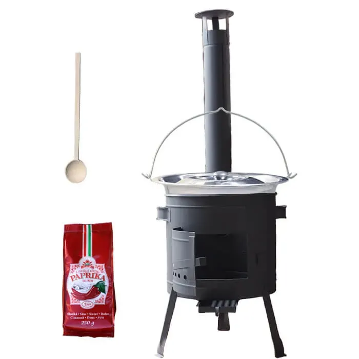 Nerezový kotlík 22 L (0,8 mm) INOX + hrubostenná (1,5 mm) žiaruvzdorná kotlina BALKY STRONG 42 PLUS 600
