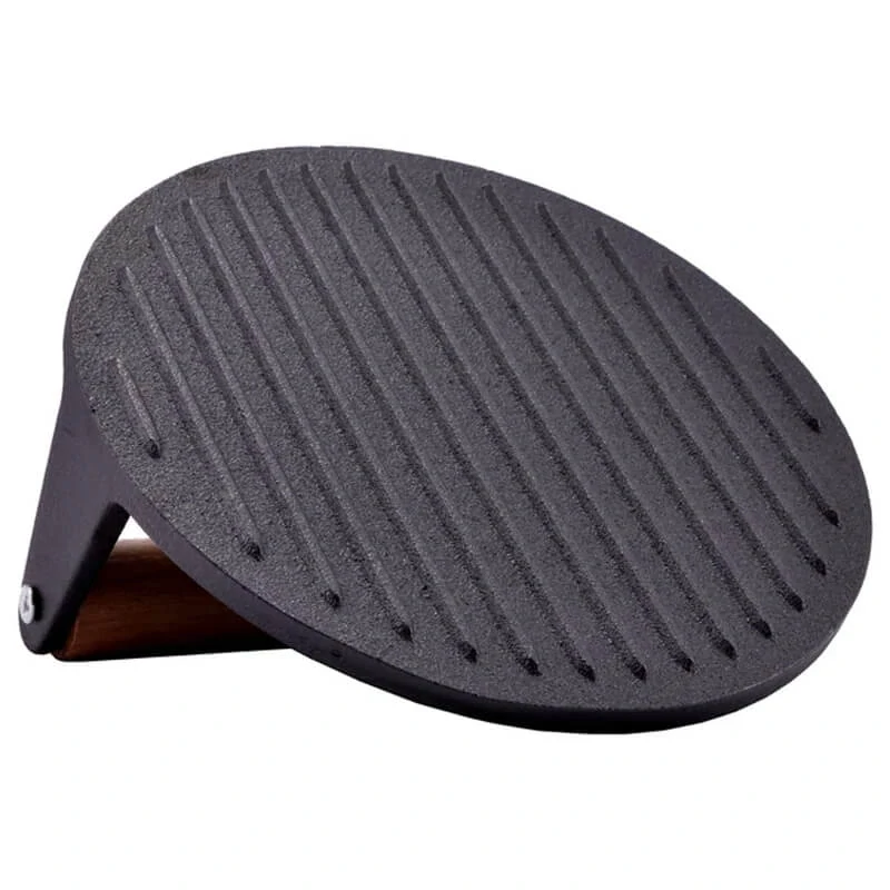 Liatinový lis na mäso 18 cm okrúhly HAMBURGER