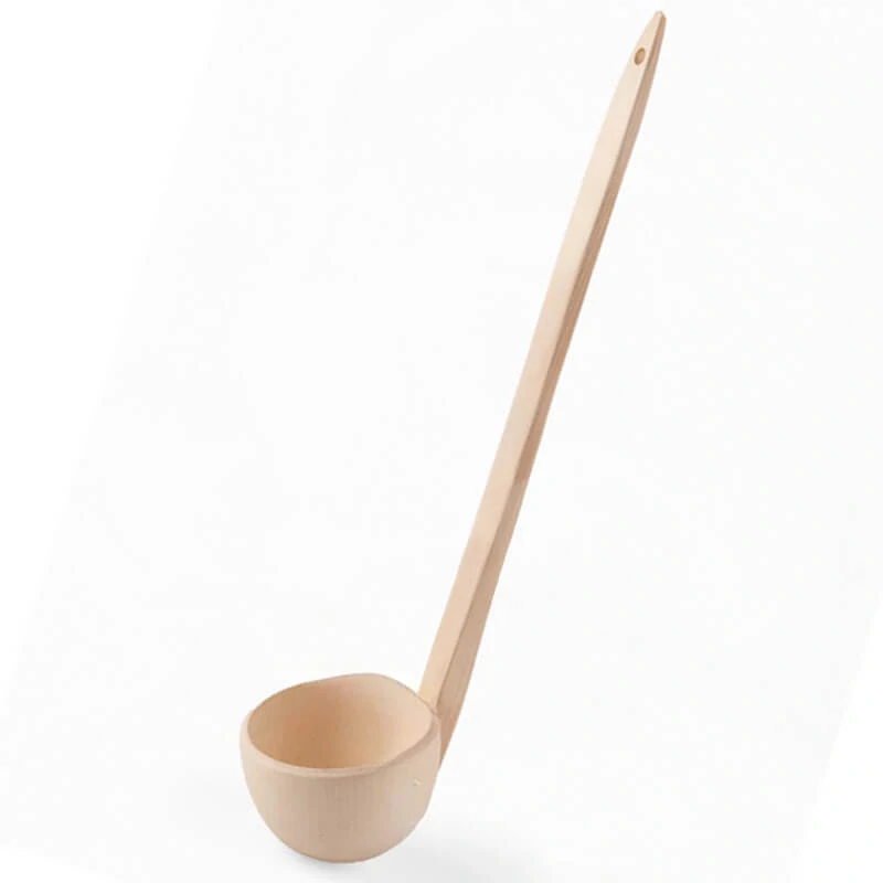 Drevená naberačka veľká 57 cm