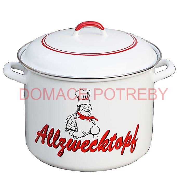 Smaltovaný hrniec 13 L