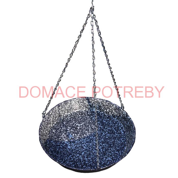 Panvica smaltovaná s reťazou 42 cm