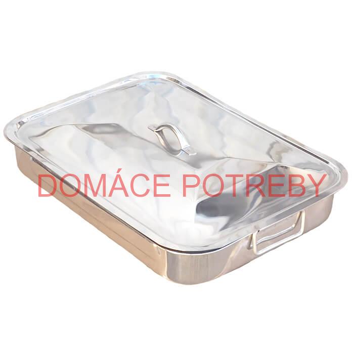 Nerezový pekáč s pokrievkou 42 x 31 cm INOX