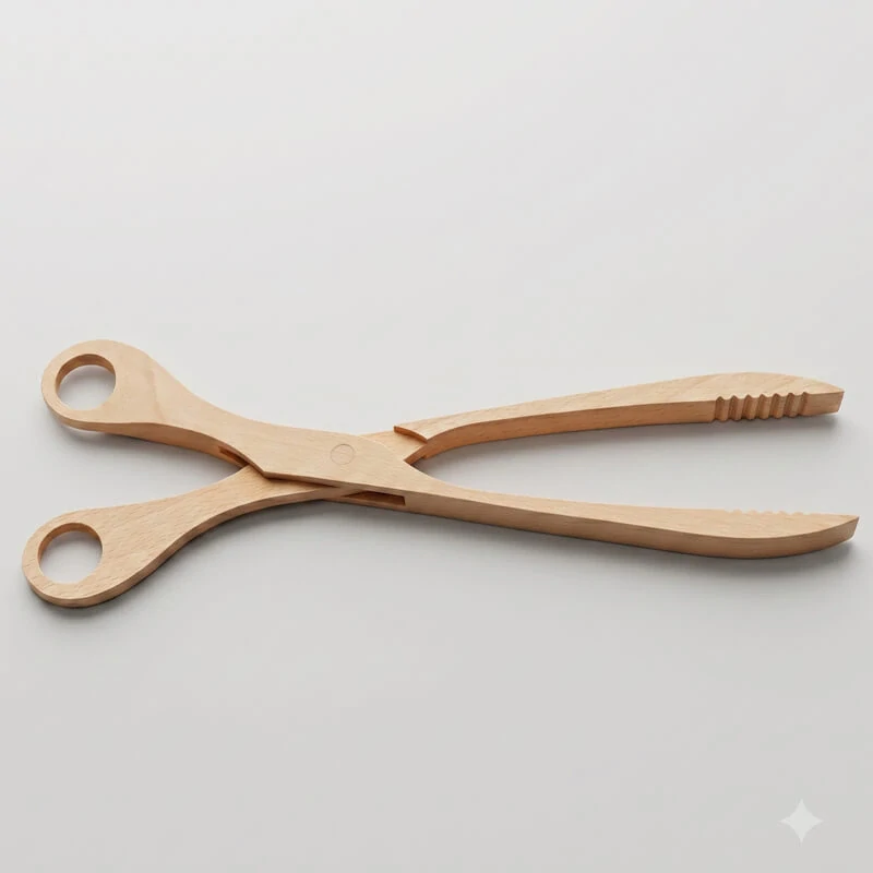 Drevené grilovacie kliešte 29 cm