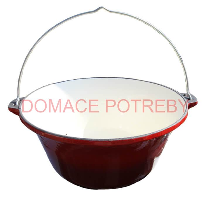 Liatinový  kotlík 10,8 L – smaltovaný povrch