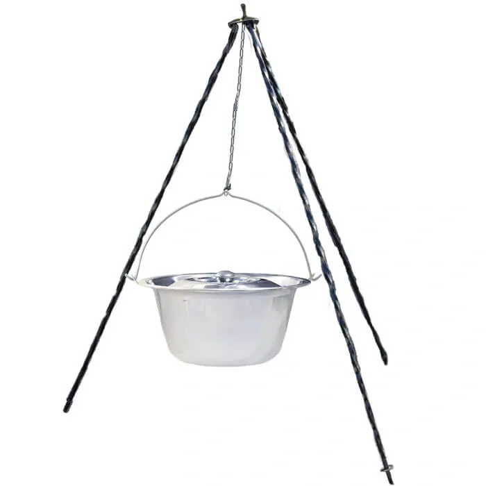 Nerezový kotlík 14 L INOX + pokrievka + stojan CLASSIC