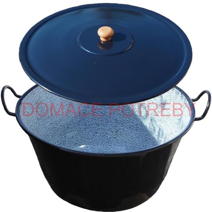 Smaltovaný kotol 70 L + pokrievka