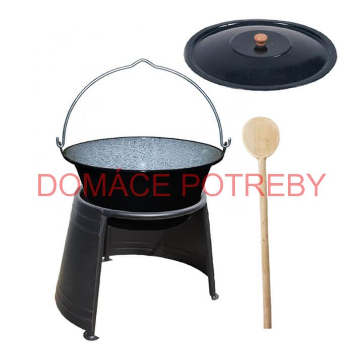 Smaltovaný kotlík 20 L (1,2 mm) + chránič plameňa