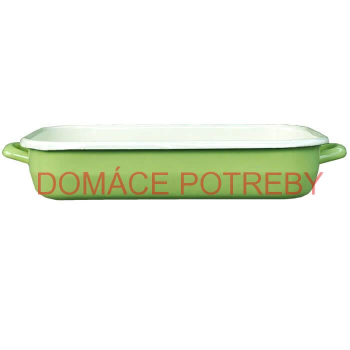 Smaltovaný pekáč 46 x 24 cm GREEN