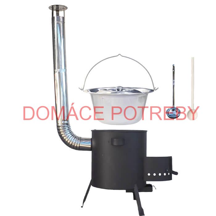 Antikorový kotlík 22 L (0,8 mm) + žiaruvzdorná kotlina (1 mm) 42 PLUS 600