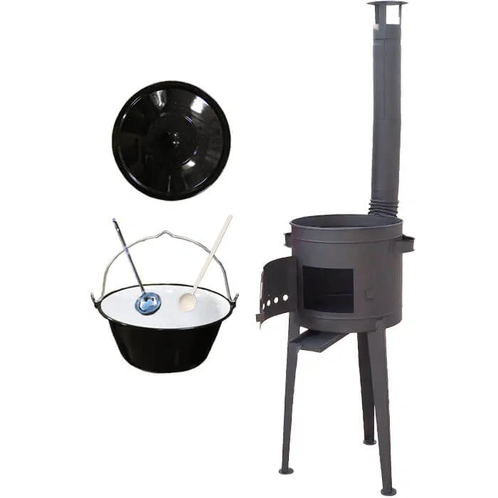 Smaltovaný kotlík 25 L (1,2 mm) + vysoká kotlina (1,5 mm) HODO 42 PLUS 600