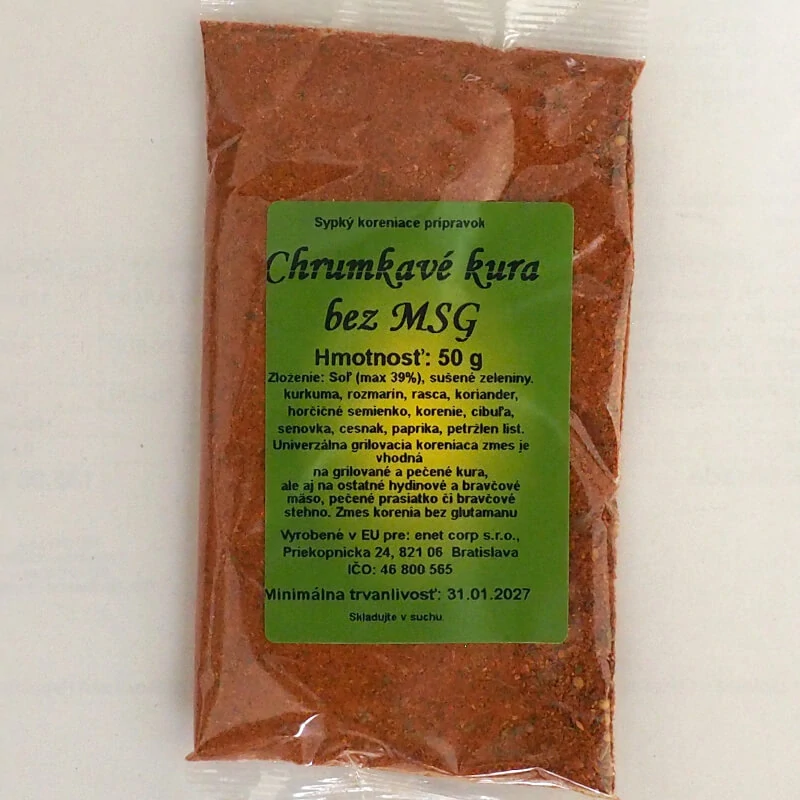 Chrumkavé kura bez MSG 50 g