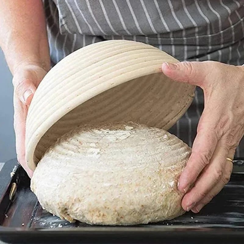 Ratanová miska na kysnutie chleba – okrúhla