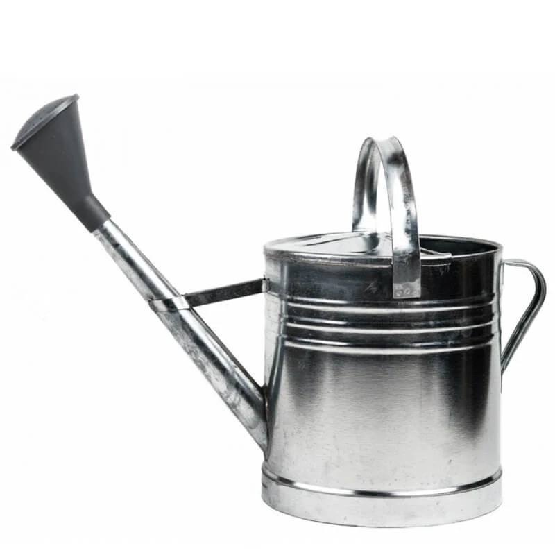 Pozinkovaná krhlica s ružicou 12 l (plechová)