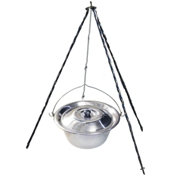 Nerezový kotlík 14 L INOX + pokrievka + stojan CLASSIC