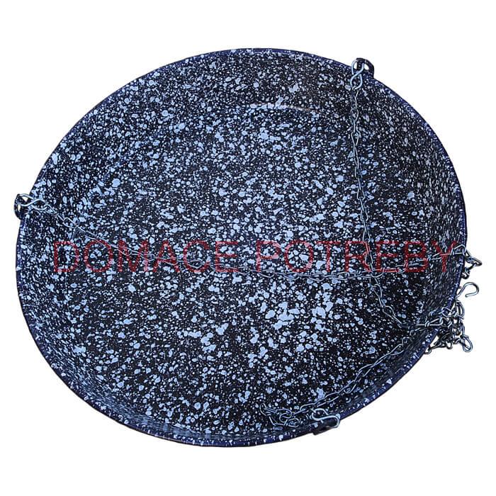 Panvica smaltovaná s reťazou 42 cm