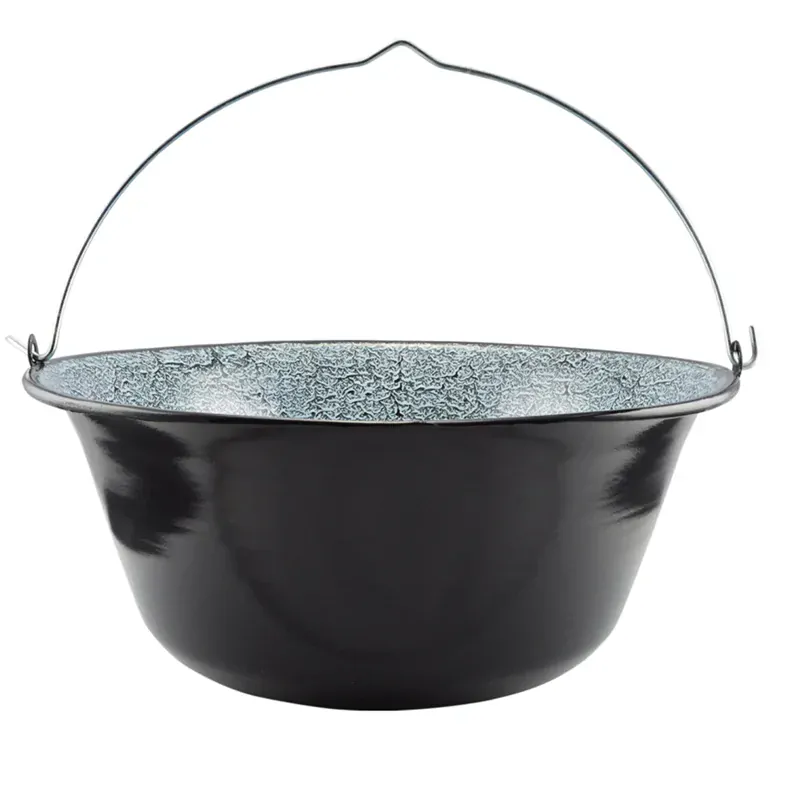 Smaltovaný kotlík 25 L + kovová kotlina 42 KOV