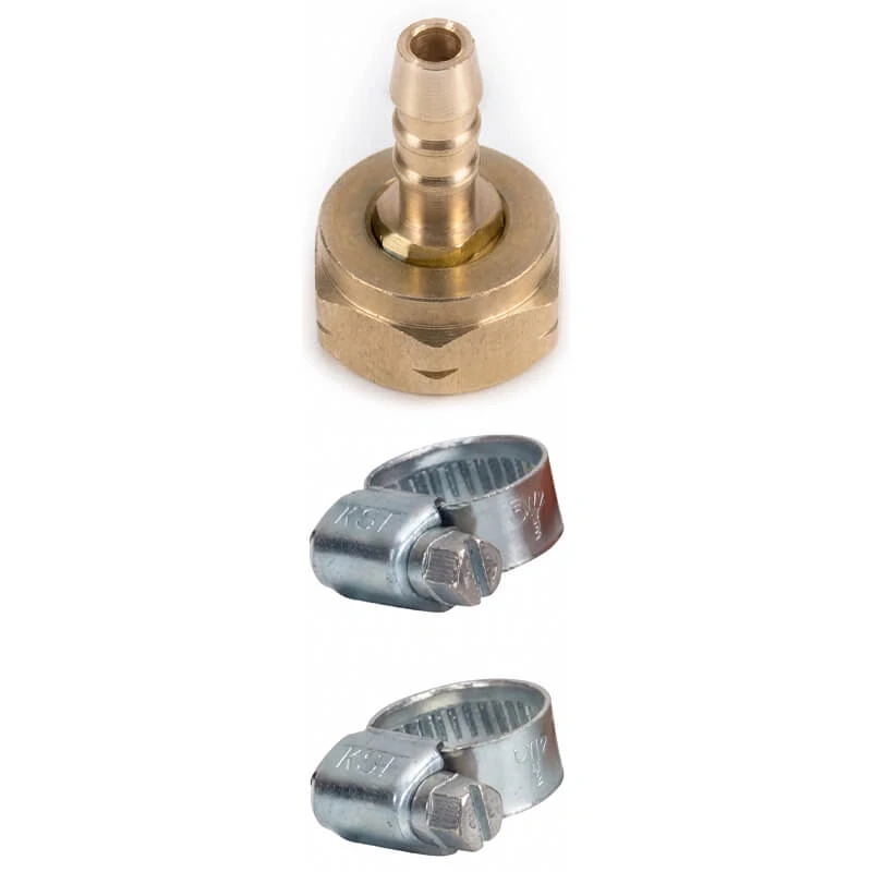 Plynová hadica 2,5 m + 2 svorky + ľavá matica (20 bar)