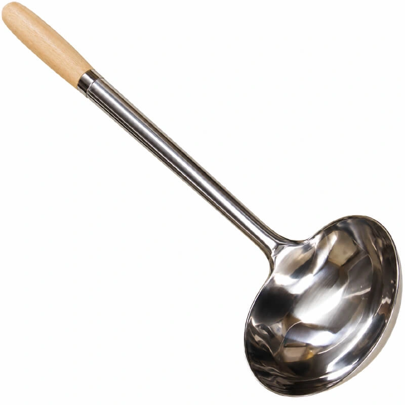 Antikorová naberačka 250 ml s drevenou rúčkou – 51,5 cm