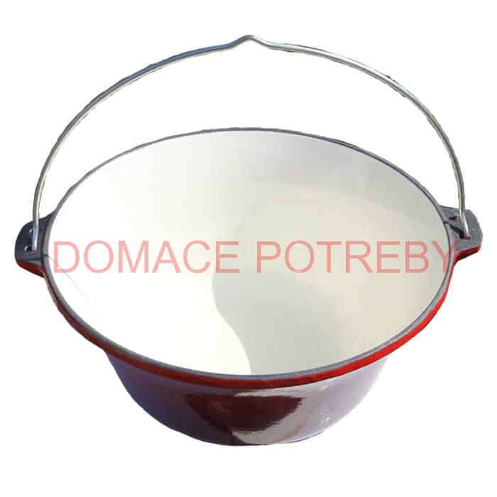 Liatinový  kotlík 10,8 L – smaltovaný povrch