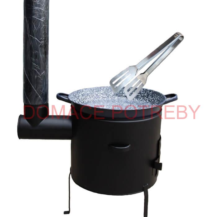 Grilovacia panvica s uškami + kotlina 39 cm
