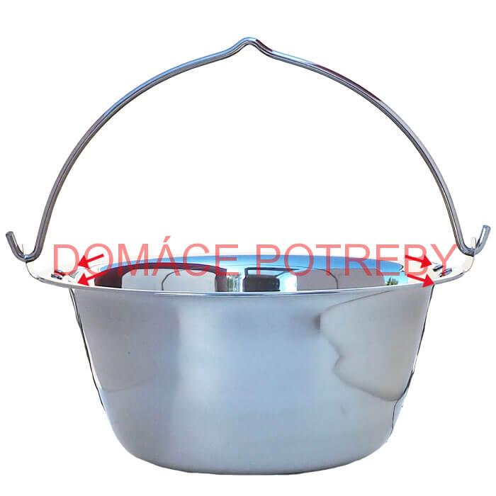 Antikorový kotlík 30 L (0,8 mm) s nitmi