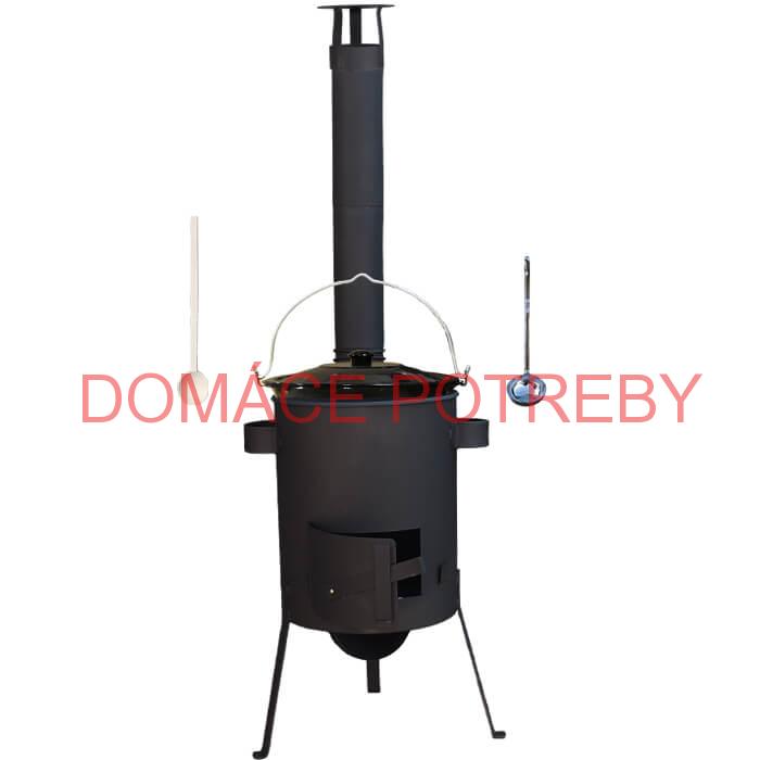 Smaltovaný kotlík 25 L + žiaruvzdorná kotlina 42 PLUS 600 4 MM