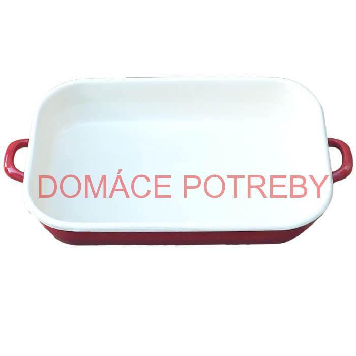 Smaltovaný pekáč 40 x 21,5 cm ČERVENÝ