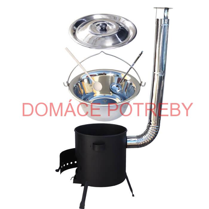 Antikorový kotlík 22 L (0,8 mm) + žiaruvzdorná kotlina (1 mm) 42 PLUS 600