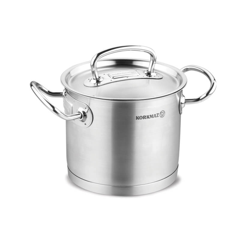 Sada nerezových hrncov s pokrievkou + rajnica 2 + 1 ks 5 L, 9 L, 1,5 L