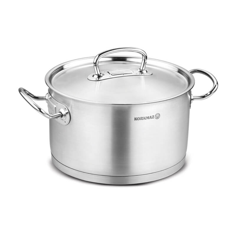 Sada nerezových hrncov s pokrievkou + rajnica 2 + 1 ks 6 L, 10 L, 2,8 L