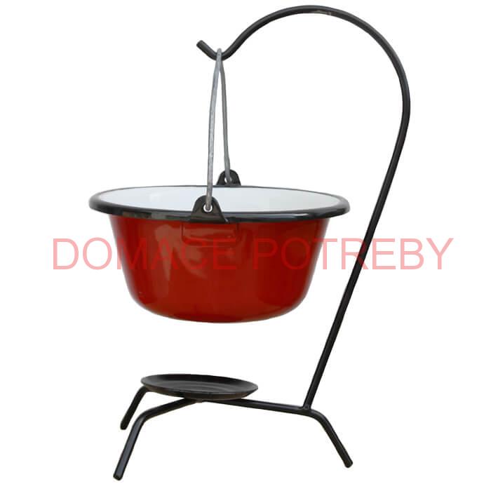 Smaltovaný servírovací kotlík 0,8 L