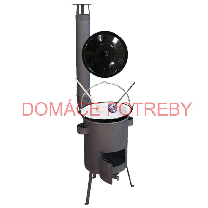Smaltovaný kotlík 25 L + žiaruvzdorná kotlina 42 PLUS 600 4 MM