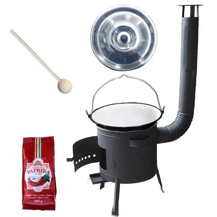 Smaltovaný kotlík 25 L (1,2 mm) + hrubostenná (1,5 mm) žiaruvzdorná kotlina BALKY STRONG 42 PLUS 600