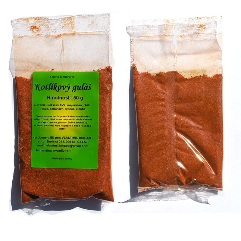 Smaltovaný hrniec s pokrievkou 2 L červený + pikantná zmes korenia 50 g Kotlíkový guláš
