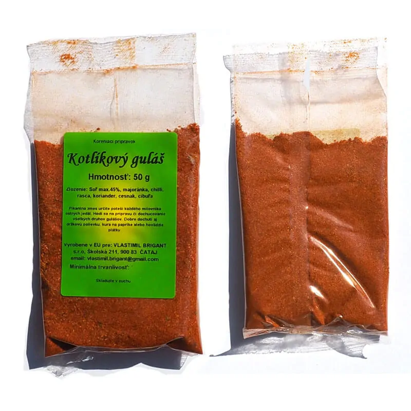 Smaltovaný kastról s pokrievkou 4 L červený + pikantná zmes korenia 50 g Kotlíkový guláš