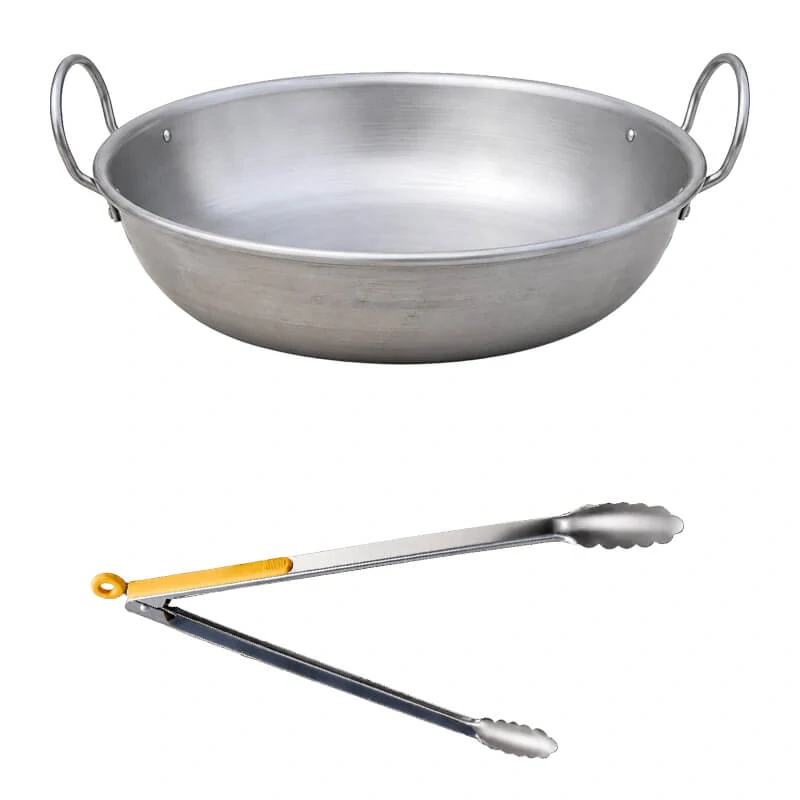 Súprava na vyprážanie maďarského langoša v prírode 36 cm CLASIC